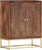 vidaXL - Dressoir - 60x30x75 - cm - massief - mangohout
