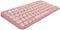 Logitech K380s - Draadloos Toetsenbord - Scissor switch - Qwerty ES - Roze