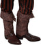 dressforfun - Steampunk Avonturier XL - Kostuum met gestreepte broek en laarskappen