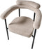 Set van 2 eetkamerstoelen LYNEY Stof Beige