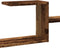 vidaXL - Wandschap - 104x15x49 - cm - bewerkt - hout - oud - houtkleurig