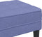 vidaXL - Ligbed - Jeans - Blauw - 113x57x39 - cm - Stof
