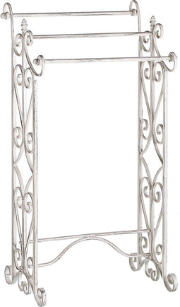 Beliani CHILLAN - Handdoekrek - Wit - IJzer