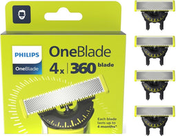 Philips OneBlade 360 Blade - Vervangmesjes - 4 stuks - QP440/50