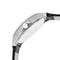 Armani Exchange AX2101 - Herenhorloge 46 mm - Zwart lederen band - Zilverkleurig
