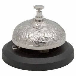 Deurbel Alexandra House Living Aluminium Mangohout 13 x 10 x 13 cm