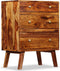 vidaXL - Bijzetkast - 60x35x76 - cm - massief - sheeshamhout