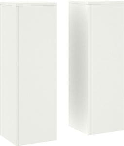 vidaXL - Plantenstandaards - Poort - - - 2 - stuks - - - Wit - - - 24x24x75 - cm - - - Staal