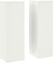 vidaXL - Plantenstandaards - Poort - - - 2 - stuks - - - Wit - - - 24x24x75 - cm - - - Staal