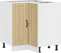 vidaXL - Keuken - hoekonderkast - Lucca - bewerkt - hout - sonoma - eikenkleurig