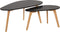 Beliani FLY - Salontafel - Zwart - MDF