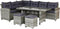 Dining hoekset palermo sicilian grey