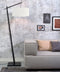 GOOD&MOJO Vloerlamp Andes - Zwart/Naturel - 72x47x176cm - Scandinavisch,Bohemian - Staande lampen voor Woonkamer - Slaapkamer