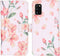 iMoshion Hoesje Geschikt voor Samsung Galaxy A41 Hoesje Met Pasjeshouder - iMoshion Design Softcase Bookcase - Wit / Roze / Blossom Watercolor