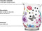 Melli Mello - Nora - Schenkkan - 500 ml - Porselein - Bloemen - Polkadot - Waterkan - Melkkan