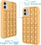 iMoshion Hoesje Geschikt voor iPhone 12 Pro / 12 Hoesje Siliconen - iMoshion Pop It Fidget Toy - Pop It hoesje - goud