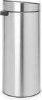 Brabantia Touch Bin - Prullenbak - 30 liter - Matt Steel