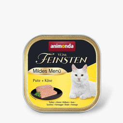 Kattenvoer Animonda Vom Feinsten Adult Mildes Menu Turkey with cheese 100 g