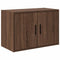 vidaXL - Garagewandkast - bewerkt - hout - bruin - eiken