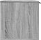 vidaXL - Kattenbakkast - 60x40x40 - cm - bewerkt - hout - grijs - sonoma - eikenkleur