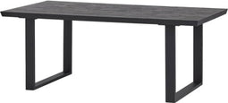 Eettafel Manuel 200 cm Acacia - Zwart | Meubelplaats