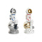 Decoratieve figuren Home ESPRIT Blauw Wit Rood Zilverkleurig Vrouw Ruimtevaarder 11 x 7 x 24 cm (...