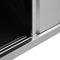 vidaXL - Werktafels - met - deuren - 2 - st - 200x50x(95-97) - cm - roestvrij - staal