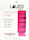 LAUED Nagelstickers - Nail Wraps - 16 Extreem Dunne Nagellak Stickers - Manicure Nail Art Folie - Pink Panther Neon