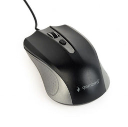 Gembird MUS-4B-01 - Muis Draad - 1200dpi - Zwart/Antraciet