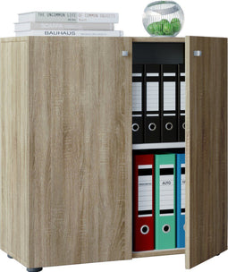 Archiefkast opbergkast Vandol mini lichtbruin 74 cm hoog