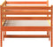 vidaXL - Slaapbank - zonder - matras - 90x200 - cm - massief - grenenhout - wasbruin