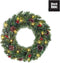 Black Box Trees - Creston krans led werkt op batterijen groen 20L TIPS 106 - d45cm - Kerstbomen