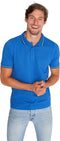 Mario Russo Polo Edward - Polo Shirt Heren - 100% Katoen - Klassiek Blauw