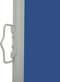 vidaXL - Tuinscherm - uittrekbaar - 120x500 - cm - blauw