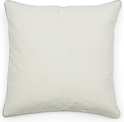 Riviera Maison Kussenhoes 50x50 - Lush Stripy Lace Pillow Cover - Wit