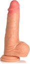 JOCK - Real Skin Dildo met Ballen - 21 cm & Lichtkleurig
