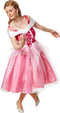 Dressforfun Kostuum prinses Aurora XXL - Verkleedkleding - Satijnen jurk met tule-overrok - Rosé