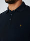 No Excess - Polo - Garment dyed look - Donkerblauw