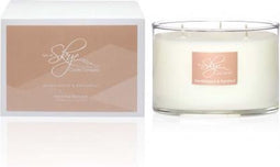 De kracht van heerlijk Sandelhout met een vleugje Patchouli | Sandalwood | 3 Wick | 100% natuurlijke soja was en etherische oliën | >45 uur genieten en brandt helemaal op | Er zijn geen betere geurkaarsen | Handgemaakt op Skye in Schotland
