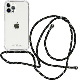 imoshion Hoesje Geschikt voor iPhone 12 / 12 Pro Hoesje Met Koord - imoshion Backcover met koord - Transparant