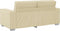 vidaXL - Ligbank - Sofa - in - Crème, - 140 - cm, - Fauxleer