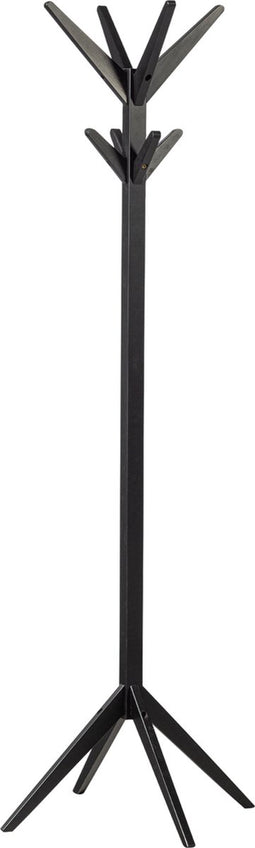 WOOOD Studio Staande Kapstok - Berken - Zwart - 178x45x45