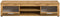 Furnilux Jam Lowboard - Tv meubel - Tijdloos en functioneel - Bruin - 40x160x37cm