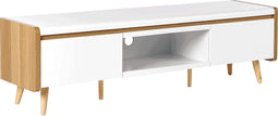 CUSTER - TV-meubel - Wit - MDF