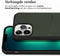 Accezz iPhone 13 Pro Max - Back Cover - Premium Leather Card Slot - Groen