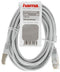Hama 00200915 - UTP-netwerkkabel CAT6 - 1,5 m - Grijs (25 stuks)