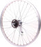 Hzb Achterwiel 24 inch etrto 507 alu remnaaf zilver
