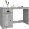 vidaXL - Bureau - met - lade - 115x50x75 - cm - bewerkt - hout - grijs - sonoma - eiken