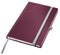Leitz - Notitieboek Style A5 lijn 160 pagina's 100gr rood | 5 stuks