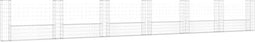 vidaXL - Schanskorf - U-vormig - met - 7 - palen - 740x20x100 - cm - ijzer